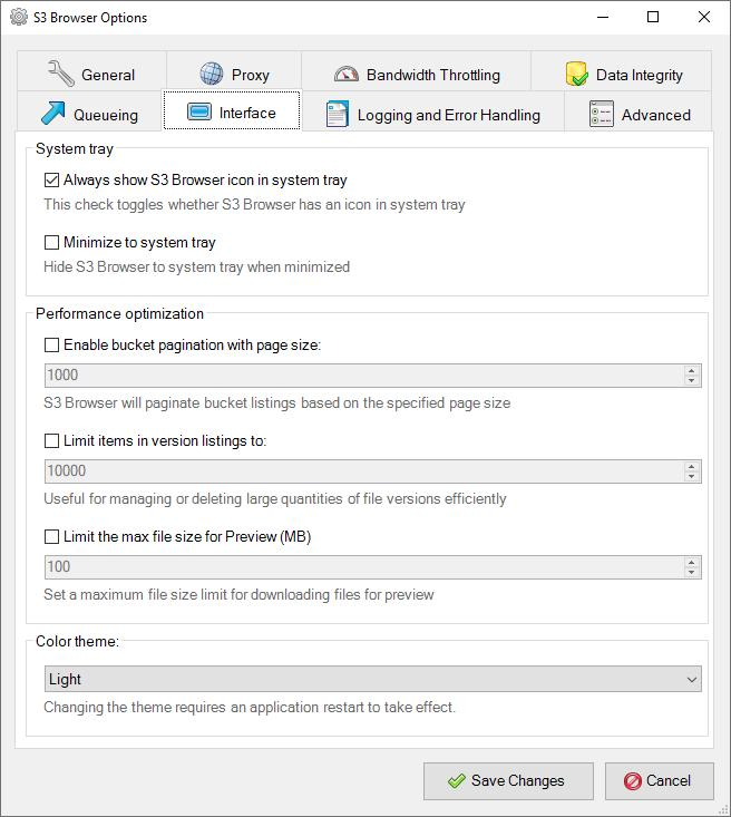 rustrating user interfaces for S3 browsers